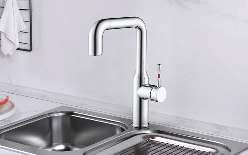 FK1327-B0 七字廚房抽拉龍頭